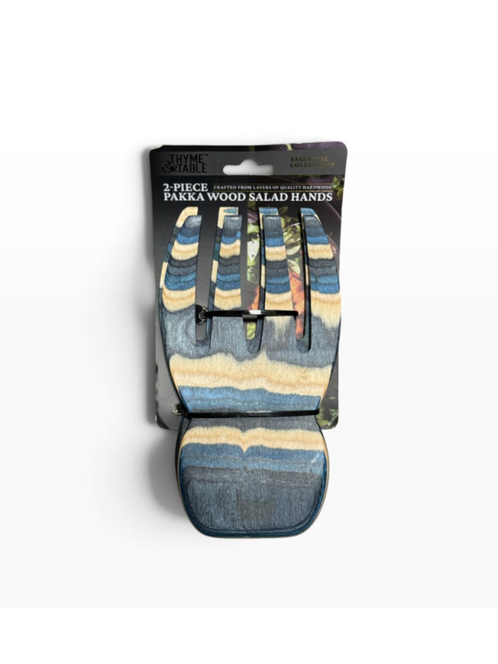 Wooden Salad Hands, 2-Piece Pakka, Thyme and Table